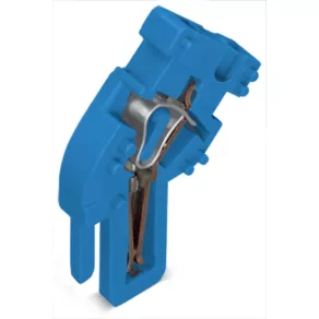   Modul terminal cu fir Wago 1, codificat, albastru (769-515/000-006)