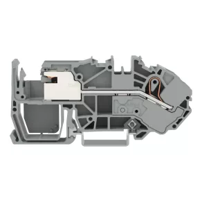   Bloc de distribuție a puterii Wago cu 1 fir, demontabil, 16 mm², gri (2016-7711)