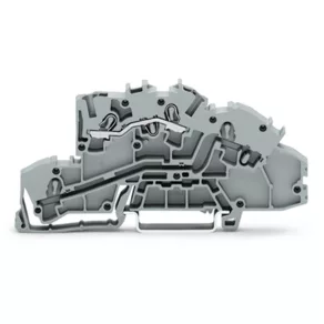   Bloc de conexiuni Wago cu mai multe etaje, 4 mm², gri (2003-7651)