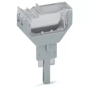   Modul Wago gol, de tip plug-in, pentru montare proprie, lățime 10,4 mm, 2 poli, gri (2002-810)