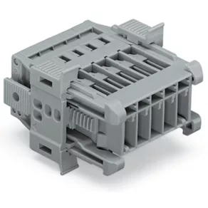 Bloc terminal cu fir Wago 1, gri (769-604/006-000)