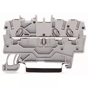   Clemă de legătură cu trecere Wago cu 3 fire, 1 mm², galbenă (2000-1306)