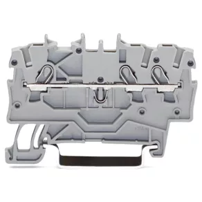   Clemă de legătură cu trecere Wago cu 3 fire, 1 mm², galbenă (2000-1306)