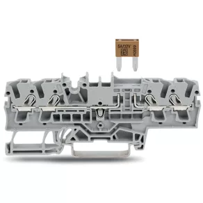   Clemă de legătură cu siguranță Wago TOPJOB_S 0,25–2,5 mm², gri (2002-1881)
