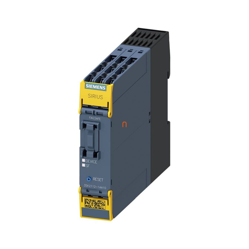 Siemens 3SK2112-1AA10 releu de siguranță, unitate de bază, 10 F-DI, 2 F-DQ, 1 DQ, 24VAC/DC, cu șuruburi