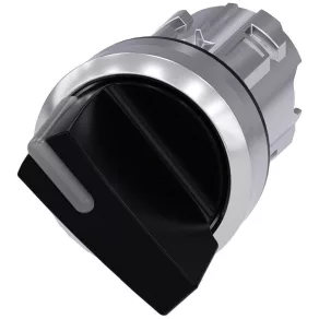   Cap de comutator Siemens 3SU1052-2BF10-0AA0, cu 2 poziții, negru, metalic Sirius