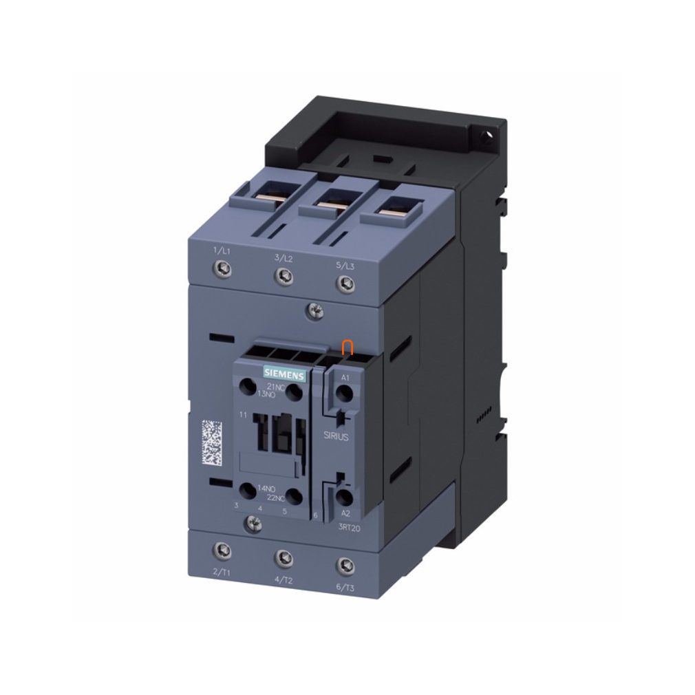 Siemens 3RT2046-1AP00 magneto-contact, 45kW/90A, 230VAC, 1NO+1NC, S3, cu șurub
