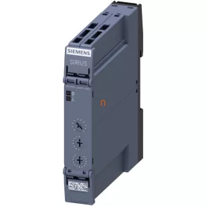   Temporizator Siemens 3RP2505-2AW30-0AX0 cu LED, 13 funcții, 7 intervale de timp (0,05 s – 100 h), 12–240 V c.a./c.c., 1 contact de comutare, (PCB vopsit), conectare cu arc