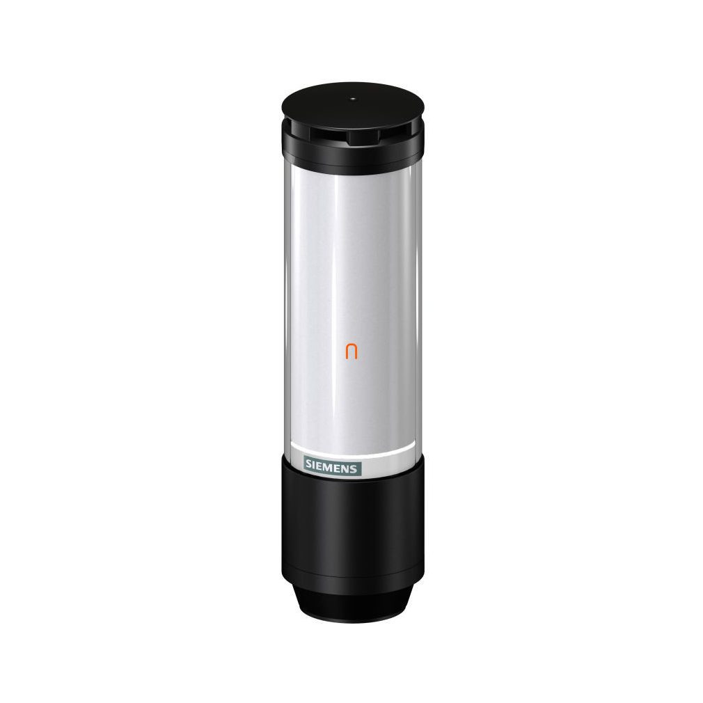 Siemens 8WD4613-5JH37 coloană semaforică configurabilă, diametru 70 mm, 3 elemente luminoase, 9 segmente luminoase, semnal sonor, 24 VCC, conector M12 8P