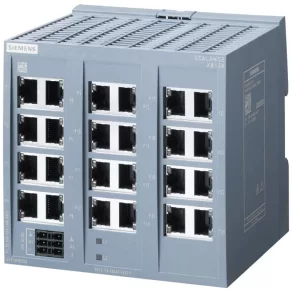   Siemens 6GK5124-0BA00-2AB2 SCALANCE XB124, switch IE neadministrat, 24x 10/100 Mbit/s RJ45, 24 V c.a./c.c.