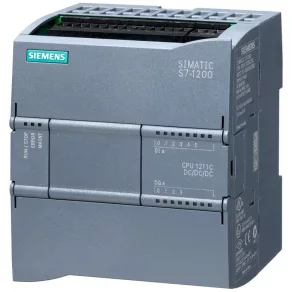   Siemens 6ES7211-1AE40-0XB0 CPU 1211C DC/DC/DC CPU compact, 6DI/4DQ/2AI, alimentare 24 Vcc.