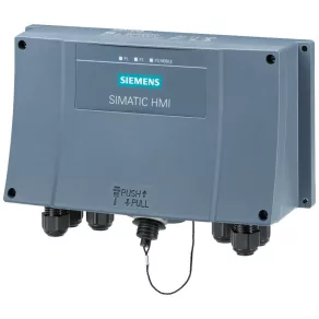   Siemens 6AV2125-2AE13-0AX0 SIMATIC HMI connection box, standard, pentru panouri mobile, montare pe perete, PROFINET și PROFIsafe