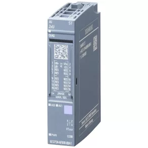   Siemens 6ES7134-6FB00-0BA1 ET200SP AI 2xU ST, tip BU A0 sau A1, cod de culoare CC00