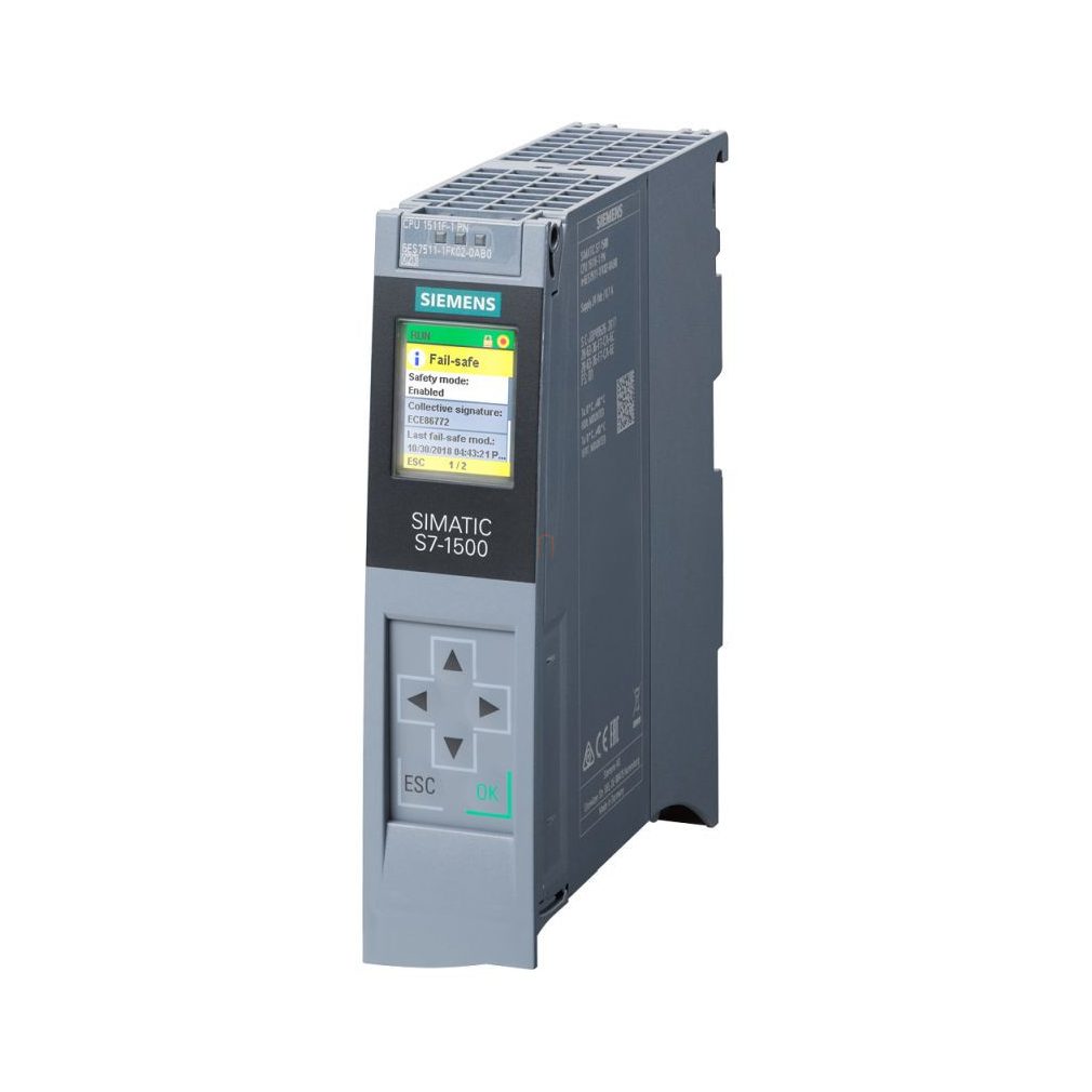 Siemens 6ES7511-1FK02-0AB0 CPU 1511F-1 PN, memorie de lucru 230 kB/memorie de date 1 MB, interfață PROFINET IRT – În limita stocului disponibil!!!