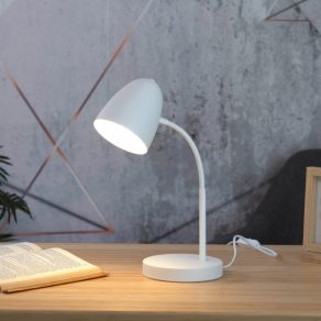   Lampă de masă, 40 cm, albă - Jason Globo 50870107 - 1xE14, 230 V, IP20, cablu de 1,5 metri