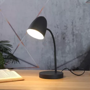   Lampă de birou, 40 cm, neagră - Jason Globo 50870108 - 1xE14, 230 V, IP20, cablu de 1,5 metri