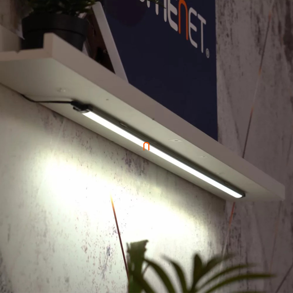 LED iluminare de tejghea în ambalaj deschis TS 8,5W, culoare argintiu