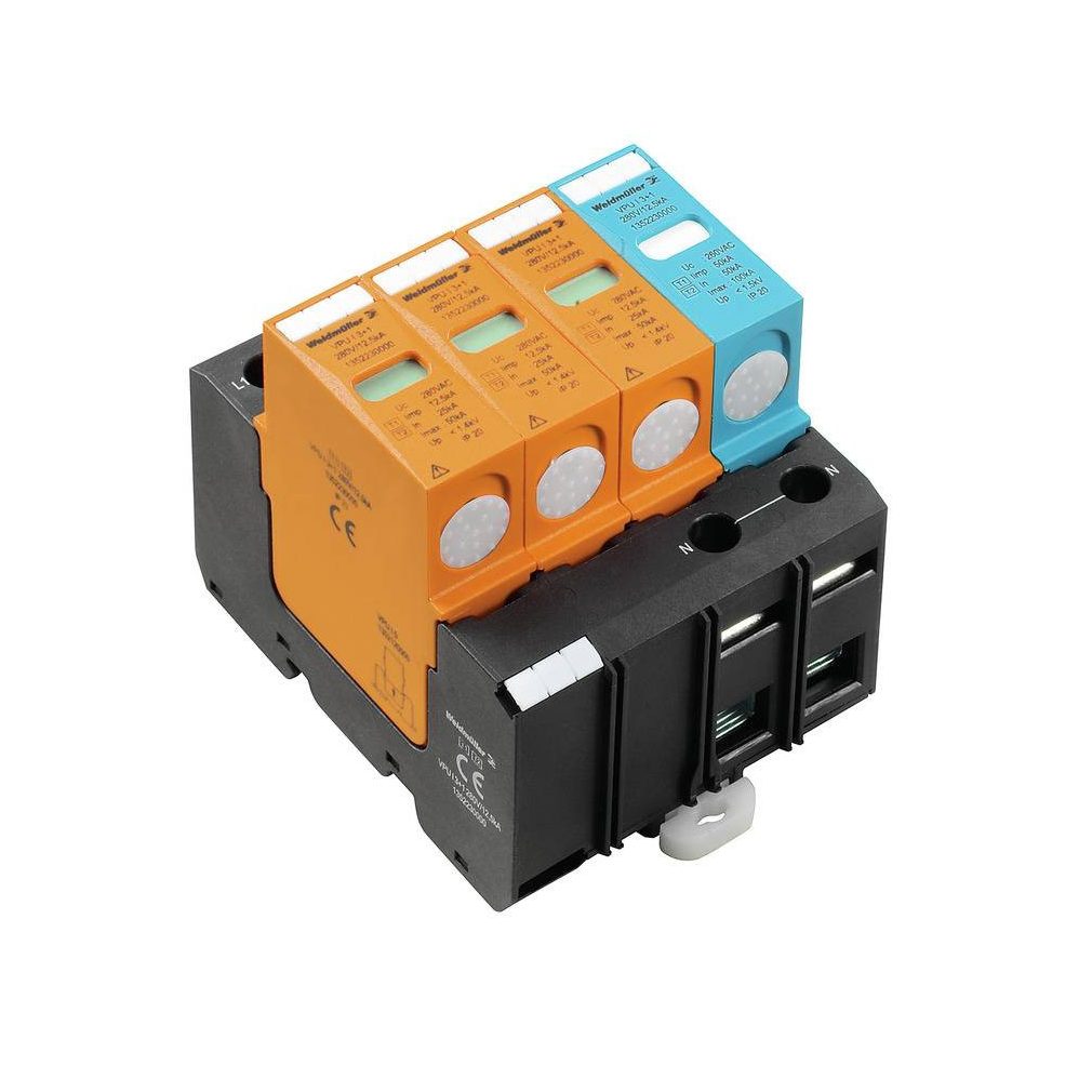 Weidmüller descărcător de supratensiune VPU I 3+1 280V/12,5KA 1352230000