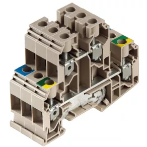  Clemă de conexiune 10 mm², etajată, bej, WDK 10 SET BCD 1415540000 Weidmüller