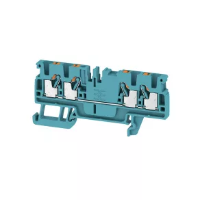   Conector de trecere A4C 2.5 BL (0,14-2,5 mm²), 800 V/24 A, albastru, 1521700000 Weidmüller