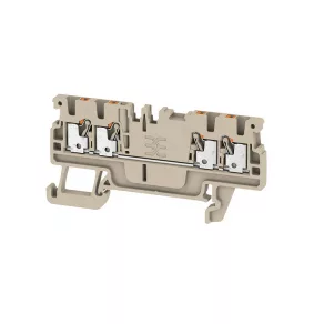   Conector de legătură, bej închis. A4C 1,5, Weidmüller 1552690000