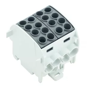   Clemă de racord pentru cablu principal 4x 35/4x25 mm² negru WPD 202 4X35/4X25 BK 1561690000 Weidmüller