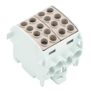   Clemă de racord pentru cablu principal 4x 35/4x25 mm² maro WPD 202 4X35/4X25 BN 1561720000 Weidmüller