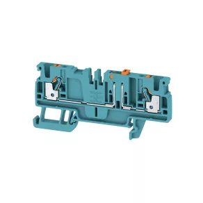   Bornieră de măsurare și deconectare ADT 2.5 2C BL (0,14-2,5 mm²), TS35/Wemid, 500 V/20 A, albastru 1989810000 Weidmüller