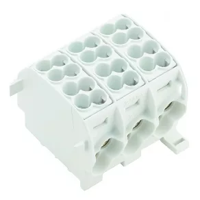   Clemă de racordare pentru cablu principal 2x 25/2x16 mm² gri WPD 301 2X25/2X16 3XGY 1561130000 Weidmüller