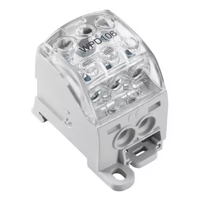   Bornieră pentru cablu principal 1X70/2X25+3X16 mm², gri, WPD 106, 1562210000, Weidmüller