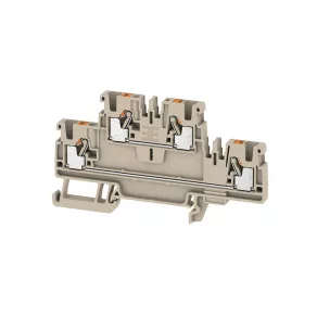   Conector de trecere A2T 2.5 (0,14-2,5 mm²), 800 V/24 A, bej 1547610000 Weidmüller