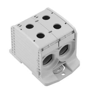   Clemă de racordare pentru cablu principal 2x300/2x300 mm² gri WPD 233 2X300/2X300 GY 2502900000 Weidmüller