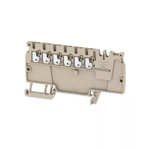   Bloc de distribuție modular 500 V/17,5 A, bej, AAP11 1.5 LI OR 2503910000 Weidmüller