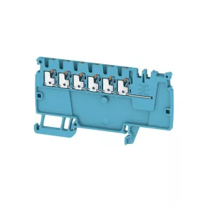   Bloc de borne modular de distribuție 500 V/17,5 A, albastru, AAP11 1.5 LI BL/OR 2522870000 Weidmüller