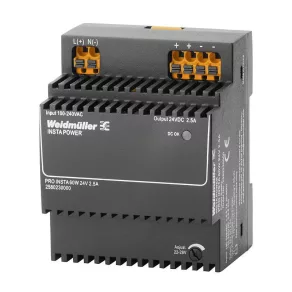  Sursă de alimentare PRO INSTA 60 W, 24 V, 2,5 A, Weidmüller, 2580230000