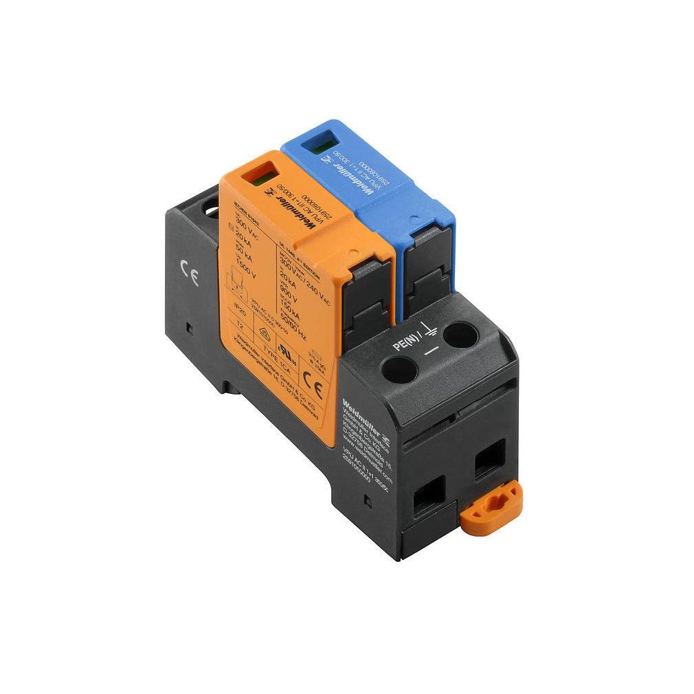 Weidmüller descărcător de supratensiune VPU AC II 1+1 300/50 2591060000