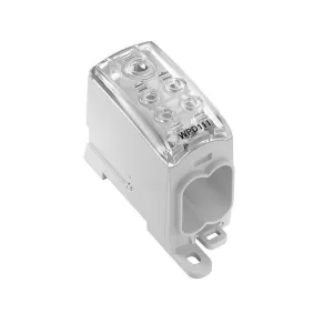   Clemă de legătură pentru cablu principal 1x 95/4x35 mm², gri, WPD 111, 2603790000, Weidmüller