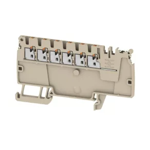  Bloc de borne modular de distribuție 500 V/17,5 A, bej închis, AAP11 1.5 LI DL OR 2675350000 Weidmüller