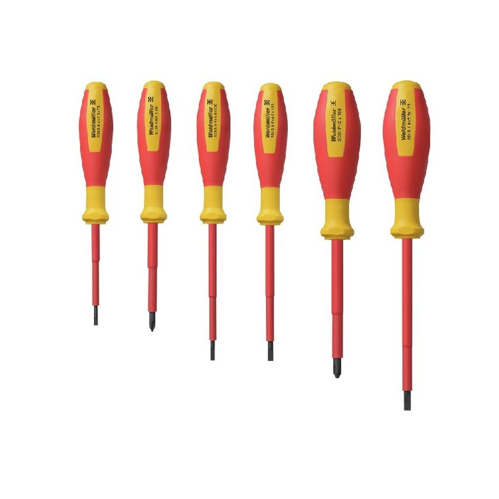 Set de șurubelnițe Weidmüller 1000V 6 bucăți SDIS 2,5-5,5/PH/1/2 2749750000