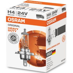   Bec halogen Osram Original Line 24V H4 pentru faruri, 24V, durată lungă de viață, design întărit pentru camioane, calitate OEM, 94196, 1 buc./cutie