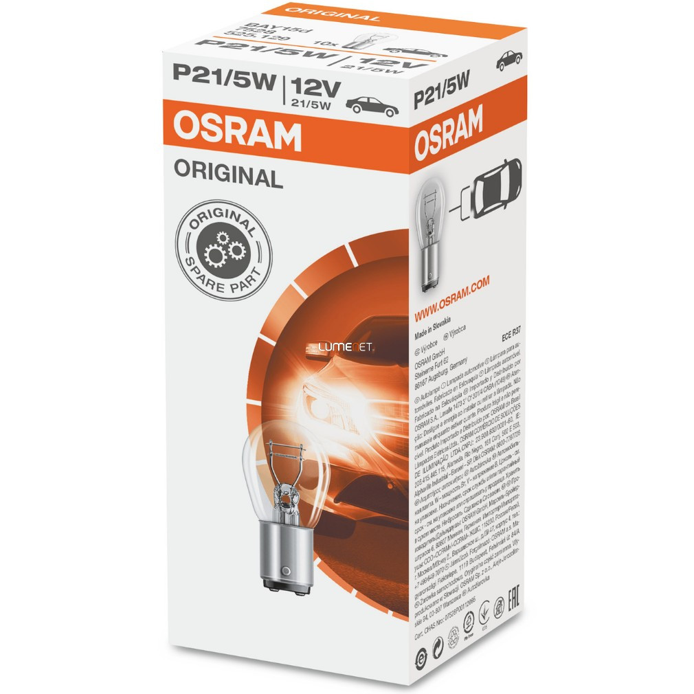 Osram Original Line 7528 P21/5W BAY15d bec de semnalizare 10 buc/pachet
