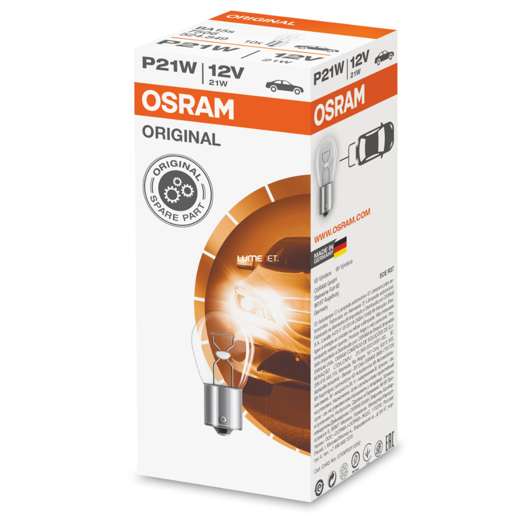 Osram Original Line 7511 P21W 24V bec de semnal, 10 buc/pachet