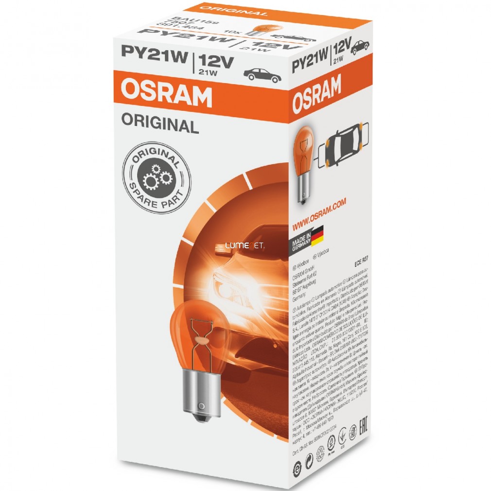 Osram Original Line 7507 PY21W BAU15s jelzőizzó 10db/csomag