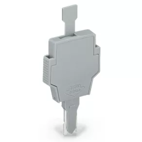   Wago Modul de siguranță cu clemă detașabilă pentru siguranțe miniaturale (sistem metric), gri (281-511)
