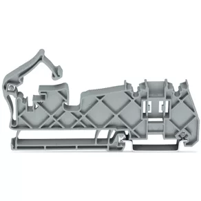   Banda terminală Wago pentru bare colectoare Cu 10 mm x 3 mm fără contact cu șina DIN, gri (790-400)