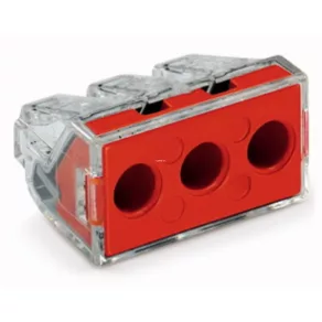 Conector triplu pentru cabluri solide Wago 773-173 3x2,5-6
