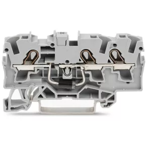 Conector de serie Wago cu 3 fire, gri (2004-1311/1000-400)