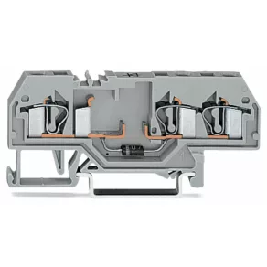 Bloc de conectare Wago cu 3 fire, gri (281-673/281-401)