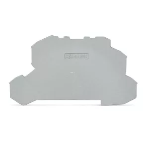   Placă terminală și de distribuție Wago, grosime 1 mm, gri (2002-2691)