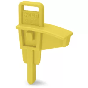 Conector de blocare Wago, galben (2007-8899)
